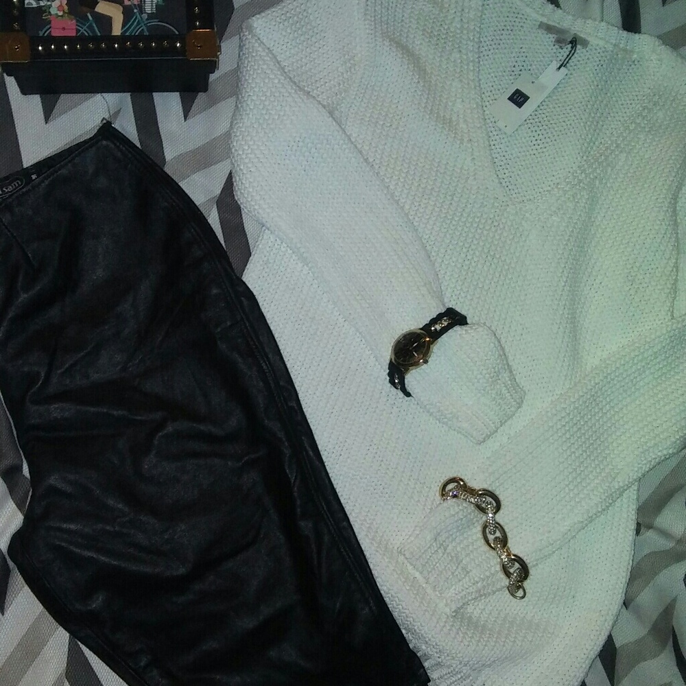 Leather Capris